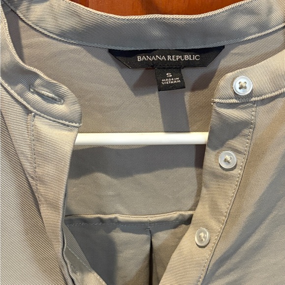 Banana Republic Feather Grey Tencel Tunic - Picture 7 of 17